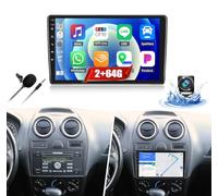 2+64G CAMECHO Android 13 Autoradio per Ford Transit 2009-2016/ Ford Focus 2005-2008 con Navi Carplay Android Auto, Schermo da 9 Pollici con Bluetooth RDS/FM+Telecamera Retromarcia