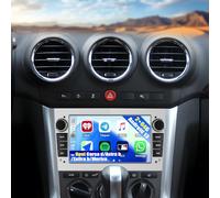 [2+64G]CAMECHO Android 13 con CarPlay/Android/Mirror Link per Opel Corsa d/Astra h/Zafira b/Meriva,7" TouchScreen Schermo Navigatore WiFi RDS FM USB Bluetooth-argento