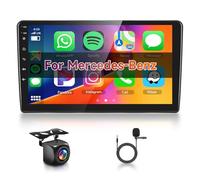 【2+64G】Hodozzy Carplay Autoradio per Mercedes Benz Vito/Viano/SLK-Classe R170/W203/W210/W168, Touchscreen da 9 pollici con Android Auto/DSP/WiFi/GPS/RDS/FM/Bluetooth/USB