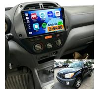 2+64GB Android 15 Autoradio per Toyota RAV4 2001-2006 Wireless CarPlay | Android Auto Schermo 9" IPS Touch Screen Radio Auto Bluetooth, WiFi, GPS, Retrocamera, FM RDS, SWC