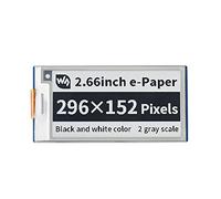 2.66 pollici E-Paper Display per Raspberry Pi Pico 296×152 E-Ink display Modulo Bicolore Nero/Bianco 3.3V interfaccia SPI Supporto Aggiornamento Parziale Basso Consumo