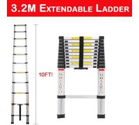 SCALA ACCIAIO TELESCOPICA MULTIFUNZIONE GRADINI 4+4 PEPPINA GIERRE