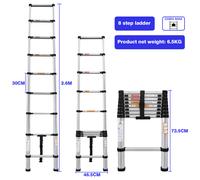 Scala all. multiuso 5+5 gradini 5,20 m