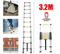 2.6m-6.2m portatile Heavy Duty Multiuso Alluminio Scala Telescopica Allungabile