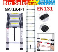 2.6m-6.2m portatile Heavy Duty Multiuso Alluminio Scala Telescopica Allungabile