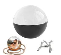 2.7" Crystal Ball Video Player, Memory Orb Ball, 3D Crystal Ball with Digital Display,Memory Sphere Lamp, Uploadable Videos&Photos, Custom Upload Memory Gift for Anniversary, Birthday (WIFI B)