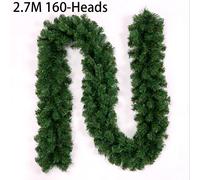 2,7 m, ghirlanda di Natale verde artificiale/pino di Natale decorazione in ratta