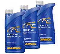 Liquido Freni 2,73 KG MANNOL DOT-4 SAE J 1703 Freno Liquido DOT4