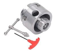 2,75 pollici 4 mascella Lavoro in legno Chuck 1 "X 8 TPI Filo Mini Torna Chuck Scrolla di auto -centrocamera per la lavorazione del metallo in legno Compatibile con la maggior