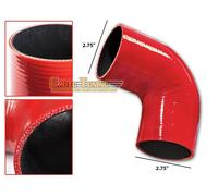 2.75" Tubo Silicone/Assunzione/Intercooler Gomito Attacco rossi per Eagle/Geo