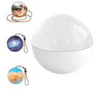 2.7inch Videos And Photo Player Ball with Digital Display,2025 New Crystal Ball Video Player,Video Sphere,3D Stereoscopic Visual Effect,for Recording Beautiful Moments and Preserving Memo(Color:White)