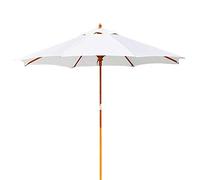 2.7m/9ft Patio Umbrellas Outdoor Market Table Umbrellas & Shade Garden Parasol Umbrella with Wooden Pole for Deck Bac
