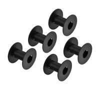 2,8" Filo Bobine,10pz Plastica Bobina Catena Nastro,Nero