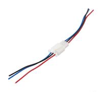 2,8 mm, connettore per auto, 2/3/4 poli, in rame, ignifugo, alloggiamento in ABS, sistema a innesto per auto, moto, quad, barca, roulotte, motoslitta, cablaggio elettrico, set di 1 paio