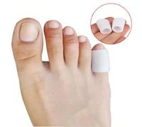 2-8 pezzi Protezioni per le dita dei piedi, Cappucci in silicone per le dita, Cuscinetti per calli, Manicotti per le dita, Protezioni per pollice e dita, Cuscinetti per vesciche, Pads per alleviare l'