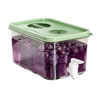 2.8L Water Dispenser With Refrigerator & Tap - Perfect For Iced Drinks, Milk, Iced Tea, Cocktails, Juice, Lemonade