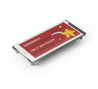 2.9 Inch 4-Color E-Paper Display HAT, 296×128 SPI E-Ink Screen Module, Red/Yellow/Black/White, Compatible for Raspberry Pi, Arduino, STM32, ESP32, Low Power ePaper Panel