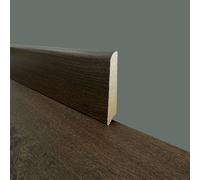 €2,99ml - BATTISCOPA in FIBRA DI LEGNO coordinato GAMMA LAMINATI 70x15 inclinato vari decori - KUBA (quercia thermo)