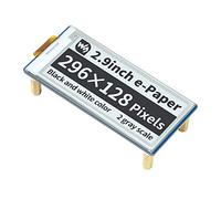 2.9inch E-Ink Display Module 296×128 Pixels Black White Two Color E-Ink Screen epaper for Raspberry Pi Pico Mini Board,Partial Refresh,SPI Interface,Wide Viewing Angle