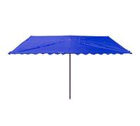 2.9M Patio Garden Sun Umbrella Sunshade Rectangular 8 Rib Patio Outdoor Tilting Parasol with Tilt Mechanism Anti-UV Sun