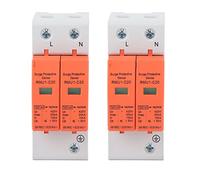 2 AC protection devices 420V 60kA Lightning arrester protector for household circuit breaker panels DIN rail mounting Lightning protection device (IMAX ： 40KA)