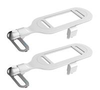 2 accessori for bidet, sedile del water ultrasottile, doppio ugello a spirale, pressione 'acqua regolabile, spruzzatore non elettrico(SS0002Asia RU AU UK)