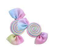 2 accessori per capelli alla moda per ragazze con motivi divertenti e colorati per feste ed eventi scolastici