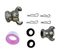 2. Ad alta pressione Veloce Set Di Metallo 3/4 Pollice Filettatura Frizione A Tenuta Per Automobile E Compressore D'aria Strumenti Accoppiamento Rapido