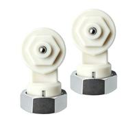 2 adattatori angolari a 90 gradi per termosifoni, con filettatura M30 x 1,5 mm, montaggio a sinistra e a destra, compatibile con Oventrop, Buderus, Heimeier, Danfoss, ricambio ideale