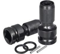 2 adattatori da 1/2" a 1/4" femmina esagonale adattatore convertitore mandrino adattatore per avvitatore pneumatico ed elettrico a percussione chiave a cricchetto