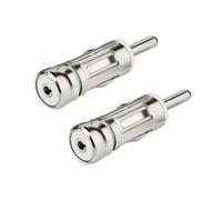 2 adattatori per antenna per auto, adattatore stereo universale, per ricevitori radio audio auto