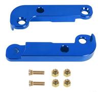 2 adattatori per blocco sterzo in alluminio per BMW E36 per M3 Drift Angle Kit Aumentate le prestazioni di svolta Modifica corsa Rosso Blu Nero (blu)