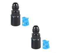 2 adattatori per carburante EFI in alluminio 6 AN, attacco rapido da 3/8" e 5/16" (B)