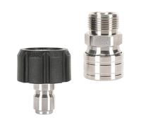 2 Adattatori per Idropulitrice Ad Alta Pressione, Connettore a Sgancio Rapido Da