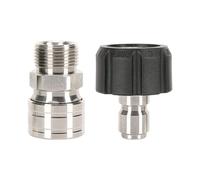 2 Adattatori per Idropulitrice Ad Alta Pressione, Connettore a Sgancio Rapido Da