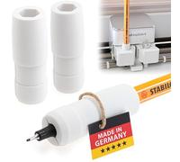 2 adattatori per penna Stabilo per Cricut Maker 1,2, 3, 4, Explore 1-4 & Air 1-3 | Adatto per Stabilo Point 88 | Portapenne di alta qualità Made in Germany | Accessori Plotter per scrittura e disegno