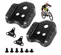 2 adattatori per scarpe SPD Cleats compatibili con adattatore per piastre Shimano SPD, scarpe da bicicletta, Cleat, cover a 3 fori, piastre per pedale per bicicletta da corsa, MTB