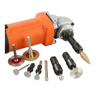 2 adattatori per smerigliatrice angolare di tipo 100 con filettatura M10 x 1 5, consente la conversione della smerigliatrice angolare al mandrino per smerigliatrice dritta per rettifica e lucidatura