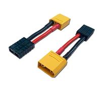 2 adattatori Premium XT90 maschio a Traxxas TRX femmina 12AWG 3,5 mm2 cavo adattatore ad alta corrente per batteria Lipo di Mr.Stecker Modellbau®