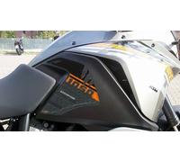 2 adesivi 3D PROTEZIONI LATERALI SERBATOIO compatibili x MOTO KTM 1050 ADVENTURE