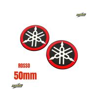 2 Adesivi 3M Resinato 3D da 50mm Diapason Emblema Yamaha TMAX T MAX Moto LOGO