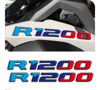 2 Adesivi becco Moto BMW R 1200 gs adventure Motorsport 28x3 cm 3D resinati