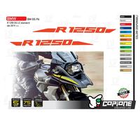 2 Adesivi becco parafango Moto BMW R 1250 gs standard lc monocromo BM GS P6
