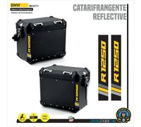 2 Adesivi Catarifrangenti Valigie Laterali BMW R 1250 adv 40th Anniversary CT 4