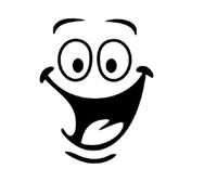 2 adesivi da bagno, Happy Smiley Face, adesivi divertenti per WC, adesivi decorativi da parete, adesivi impermeabili