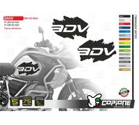 2 Adesivi Fianco Serbatoio Moto BMW R 1200 1250 gs adventure macchia BM GS MA4