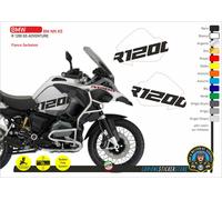 2 Adesivi Fianco Serbatoio Moto BMW R 1200 gs adv LC BM NN K5