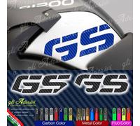 2 Adesivi Fianco Serbatoio Moto BMW R 1200 gs adventure GS CARBON FLUO METAL