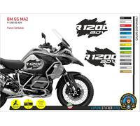 2 Adesivi Fianco Serbatoio Moto BMW R 1200 gs adventure macchia BM GS MA2