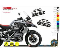 2 Adesivi Fianco Serbatoio Moto BMW R 1250 gs adv BM NN K9
